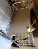 kitchen utility cart, stainless steel serving