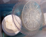 crell plates, stone wear saucers, big serving bowls