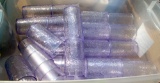 plastic commercial glasses, bowls