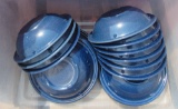 commercial bowls, plates, asst of glass wear