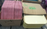3 boxes of large serving trays