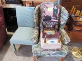 2 chairs, 2 stools