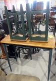 breakfast bar w/ 2 matching stools, 3 chairs