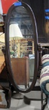 Loveseat, 2 pictures, full length mirror, folding leaf table