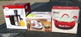 new food processor, power juicer, Dutch oven