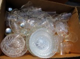 4 boxes of cut glass house wear