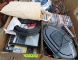 cassette recorder, 2 boom box, cassettes, cord