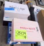 4 boxes of shoes