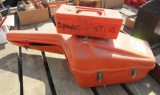 chain saw, tool box