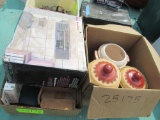 space saver stereo cassette player, misc tools, crocks