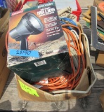 electrical cords, Coleman spotlight halogen million candlepower light