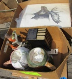 misc decor, misc fishing decor, books