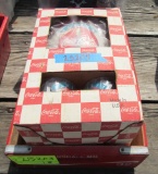 coca cola cups, bowl, box, barbie special millennium edition doll