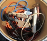 barrel of extension cords hose connector
