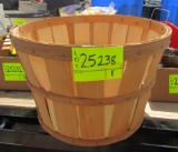 large checkers in a basket w- a hat