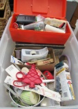 cloth, misc sewing materials