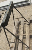 metal saw horse