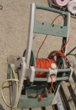 hose reel, extension cord