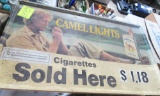 camel lights cigarettes advertising board
