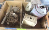live traps, old scales, old gas can