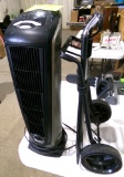 ceramic heater, luggage cart