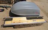 Roof top cargo hauler, ramps