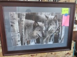 wolf print picture