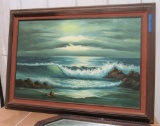 antique mirror & picture