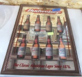 Budweiser logger beer, Winchester mirrors