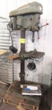 drill press w- bits and chuck