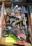 2 boxes air chucks, misc tools
