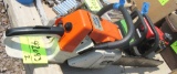Stihl chainsaw, home lite hedge trimmer