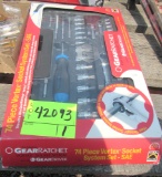 gear ratchet wrench set
