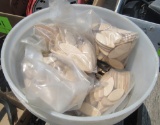 box of nails, screws, wood plugs