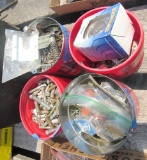5 cans of misc nuts and bolts