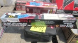 heat gun, work light, level set