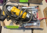 electric sander, wrenches