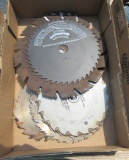 2 boxes saw blades, chains