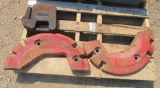 pallet of tractor weights