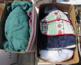 quilts, hangers, games, misc