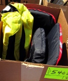 volleyball, basketballs, safety jackets