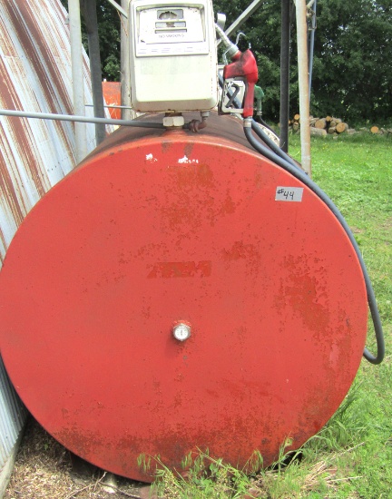 500 gal gas barrel w/ pump