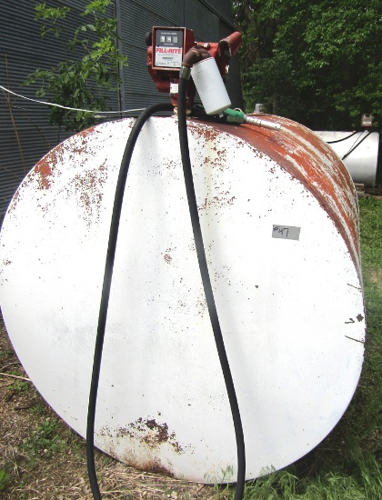 1000 gal diesel barrel w/ pump