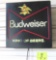 Budweiser neon sign