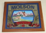 Molson mirror signs