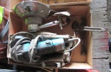 Makita grinder,  sunflower heater, wrenches