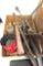 tire irons, maul, axe