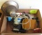 paint sprayer, sunflower heater, antenna transmitter/receiver
