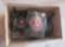 box of train controllers by Lionel