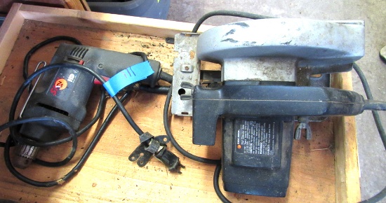 B&D circular saw, skill drill
